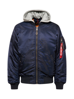 ALPHA INDUSTRIES Átmeneti dzseki 'MA-1 ZH'  tengerészkék / szürke melír / piros / piszkosfehér-Ár