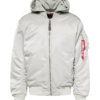 ALPHA INDUSTRIES Átmeneti dzseki 'MA-1 ZH'  világosszürke / piros-Ár