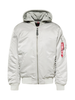 ALPHA INDUSTRIES Átmeneti dzseki 'MA-1 ZH'  világosszürke / piros-Ár