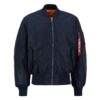 ALPHA INDUSTRIES Átmeneti dzseki 'MA-1'  éjkék / narancs-hu