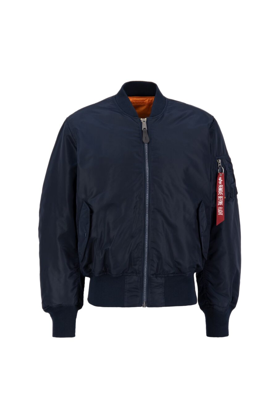 ALPHA INDUSTRIES Átmeneti dzseki 'MA-1'  éjkék / narancs-hu