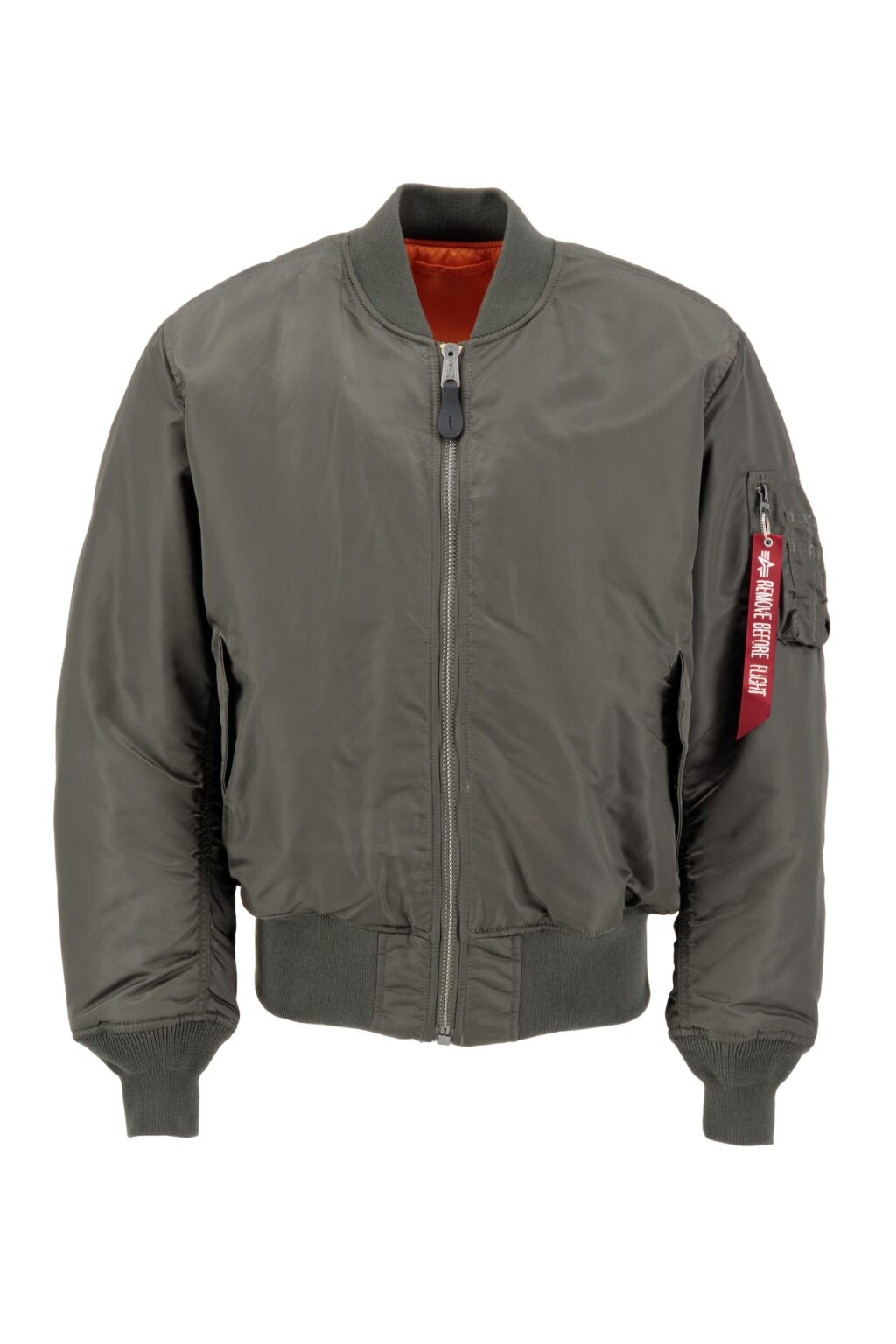 ALPHA INDUSTRIES Átmeneti dzseki 'MA-1'  fenyő / piros / fehér