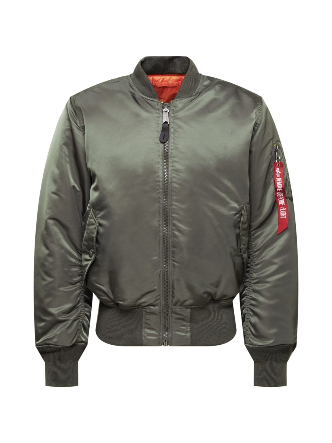 ALPHA INDUSTRIES Átmeneti dzseki 'MA-1'  olíva / piros