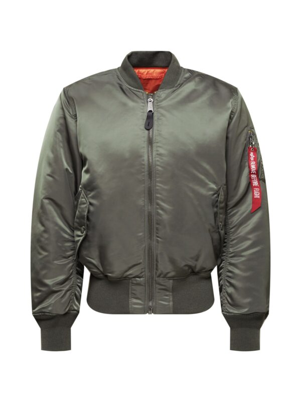 ALPHA INDUSTRIES Átmeneti dzseki 'MA-1'  olíva / piros