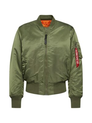 ALPHA INDUSTRIES Átmeneti dzseki 'MA-1'  olíva / piros-hu