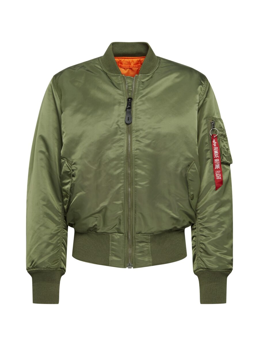 ALPHA INDUSTRIES Átmeneti dzseki 'MA-1'  olíva / piros-hu