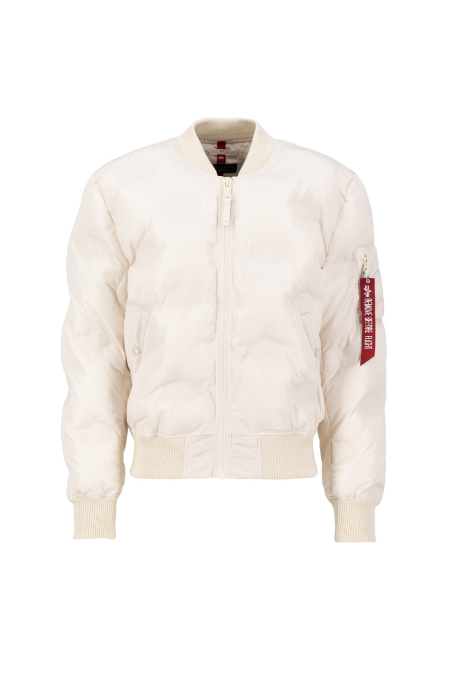 ALPHA INDUSTRIES Átmeneti dzseki 'MA-1'  piros / fehér / természetes fehér-Hungary