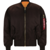ALPHA INDUSTRIES Átmeneti dzseki 'MA-1'  sötét barna / narancs / tűzpiros / fehér-Ár