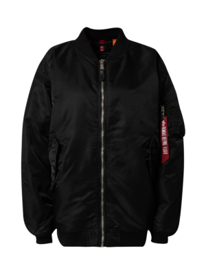 ALPHA INDUSTRIES Átmeneti dzseki 'Ma-1'  piros / fekete / fehér-Hungary