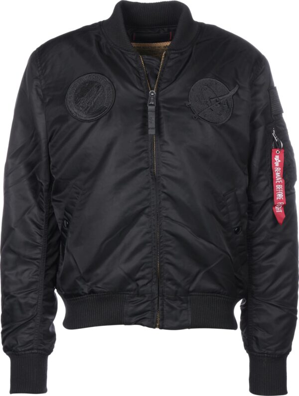 ALPHA INDUSTRIES Átmeneti dzseki 'Nasa'  fekete