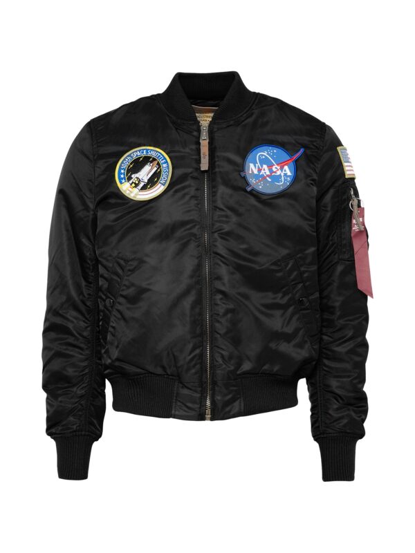 ALPHA INDUSTRIES Átmeneti dzseki 'Nasa'  fekete
