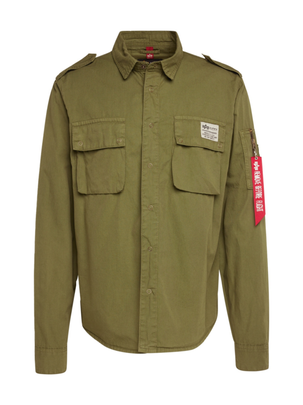 ALPHA INDUSTRIES Átmeneti dzseki 'Urban Military'  olíva / piros / fehér-Ár