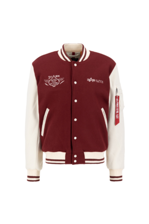ALPHA INDUSTRIES Átmeneti dzseki  burgundi vörös / fehér-Ár