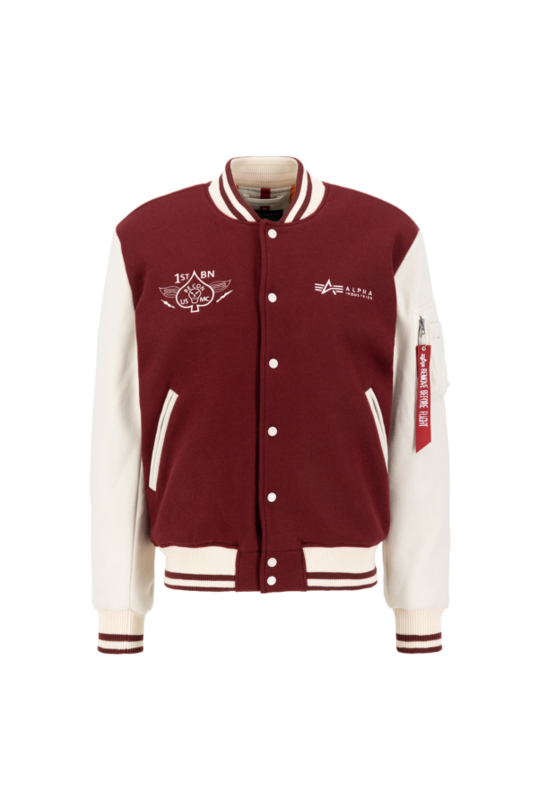 ALPHA INDUSTRIES Átmeneti dzseki  burgundi vörös / fehér-Ár