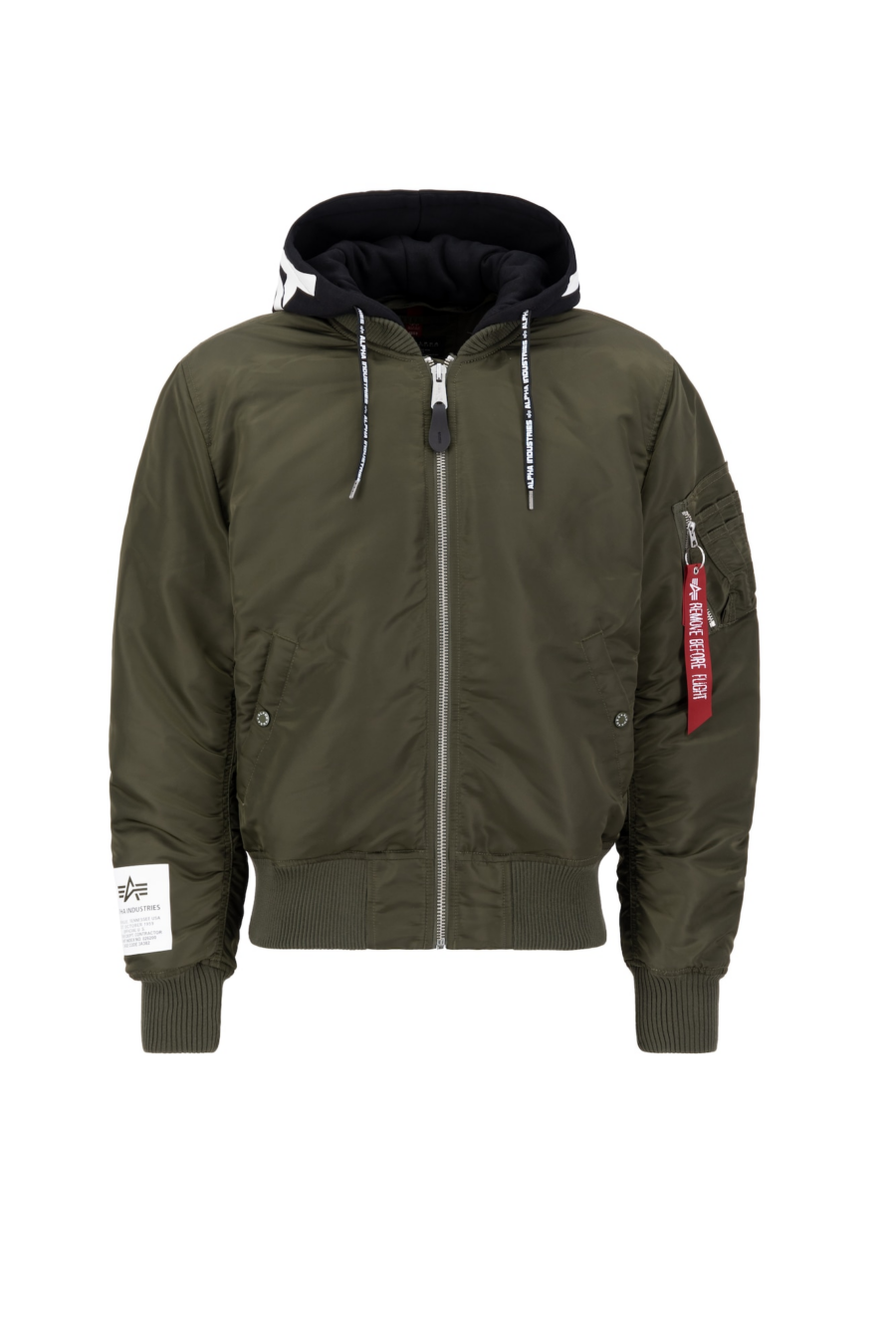 ALPHA INDUSTRIES Átmeneti dzseki  olíva / fekete / fehér-Hungary