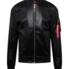 ALPHA INDUSTRIES Átmeneti dzseki  piros / fekete / fehér-Hungary