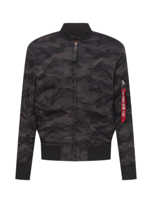 ALPHA INDUSTRIES Átmeneti dzseki  sötétszürke / piros / fekete / fehér-Hungary