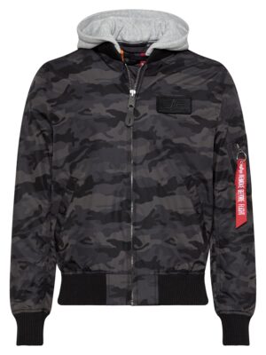 ALPHA INDUSTRIES Átmeneti dzseki  szürke / fekete-hu