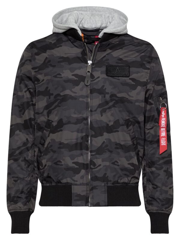 ALPHA INDUSTRIES Átmeneti dzseki  szürke / fekete-hu