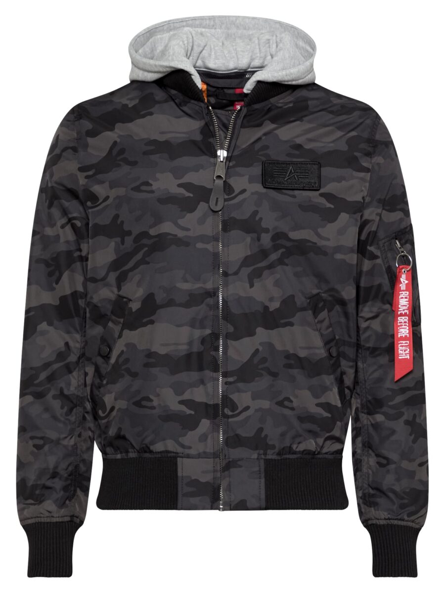ALPHA INDUSTRIES Átmeneti dzseki  szürke / fekete-hu