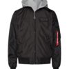 ALPHA INDUSTRIES Átmeneti dzseki  szürke melír / fekete