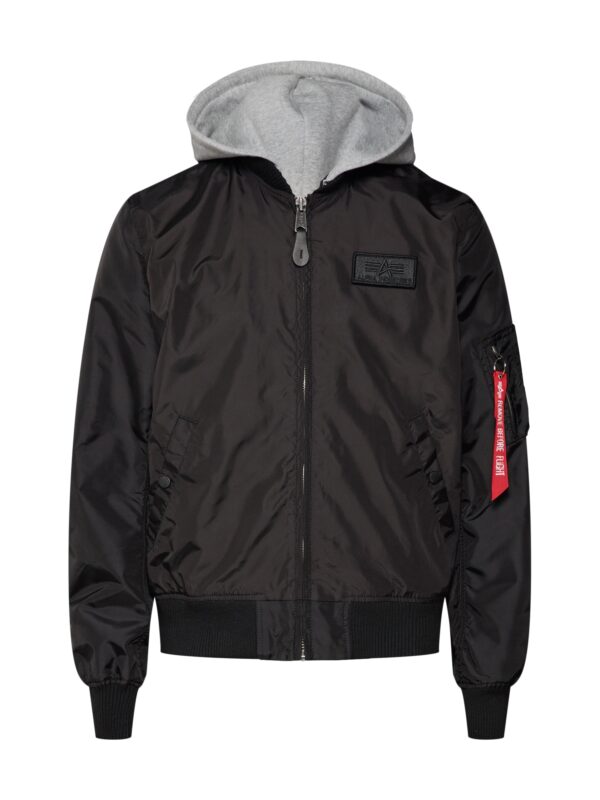 ALPHA INDUSTRIES Átmeneti dzseki  szürke melír / fekete