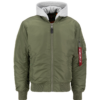 ALPHA INDUSTRIES Átmeneti dzseki  szürke / zöld / vegyes színek-Ár