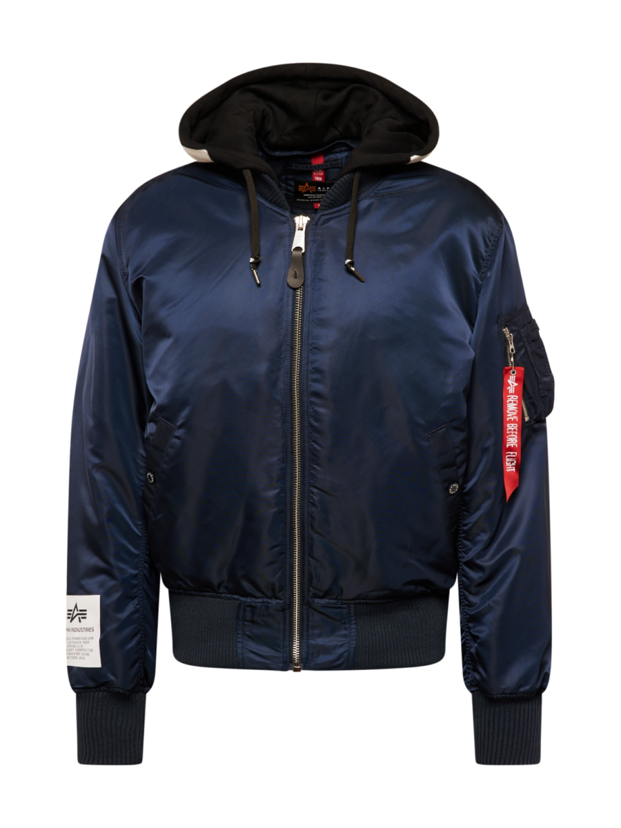 ALPHA INDUSTRIES Átmeneti dzseki  tengerészkék / fehér farmer-Ár