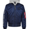 ALPHA INDUSTRIES Átmeneti dzseki  tengerészkék / szürke melír / piros / fehér-Ár
