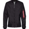 ALPHA INDUSTRIES Átmeneti dzseki  tűzpiros / fekete