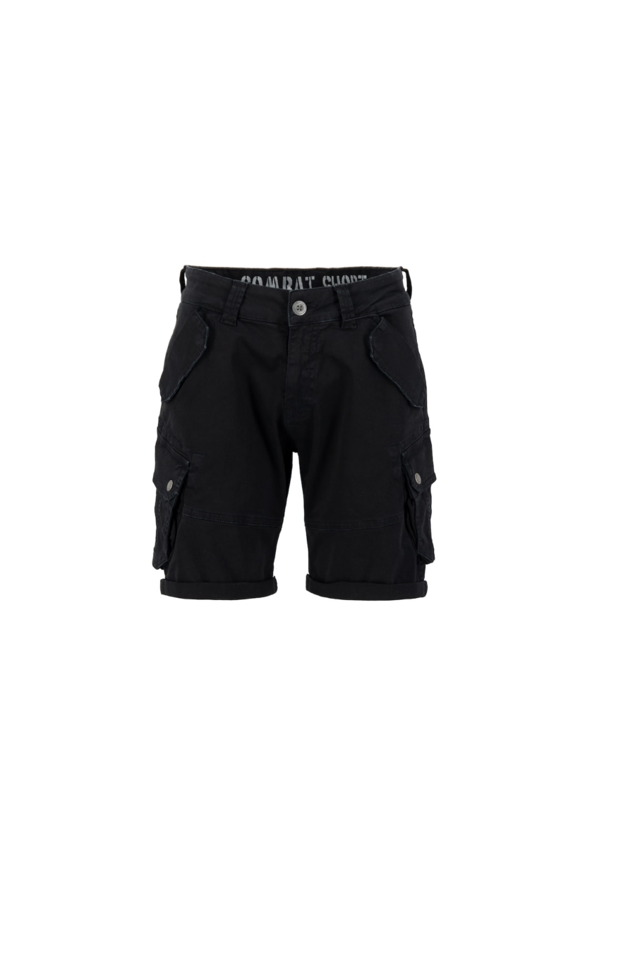 ALPHA INDUSTRIES Cargo nadrágok 'Combat'  fekete / fehér-Hungary