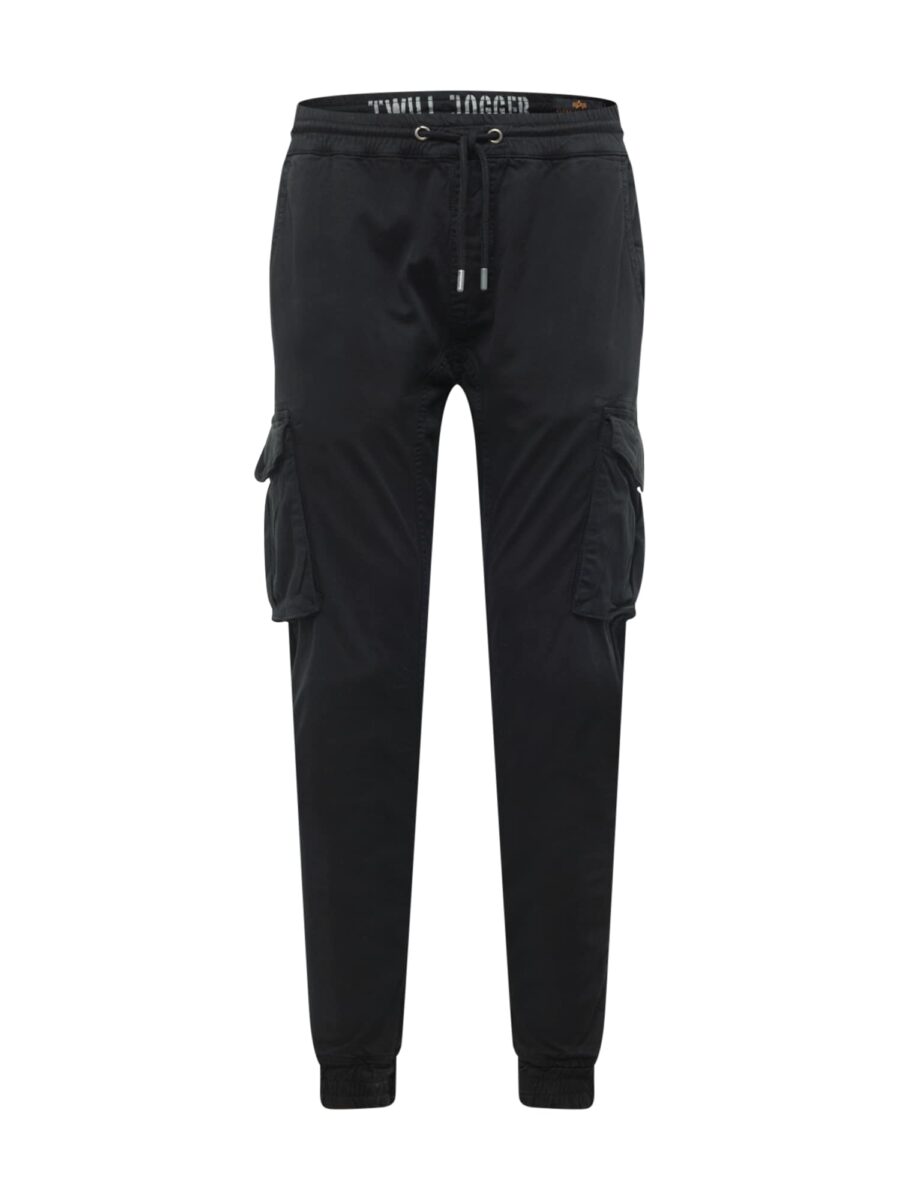 ALPHA INDUSTRIES Cargo nadrágok  fekete-hu