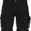 ALPHA INDUSTRIES Cargo nadrágok  füstkék / piros / fekete