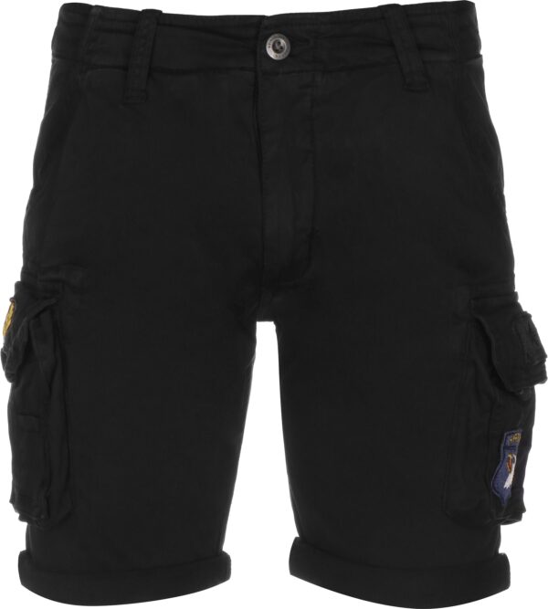 ALPHA INDUSTRIES Cargo nadrágok  füstkék / piros / fekete