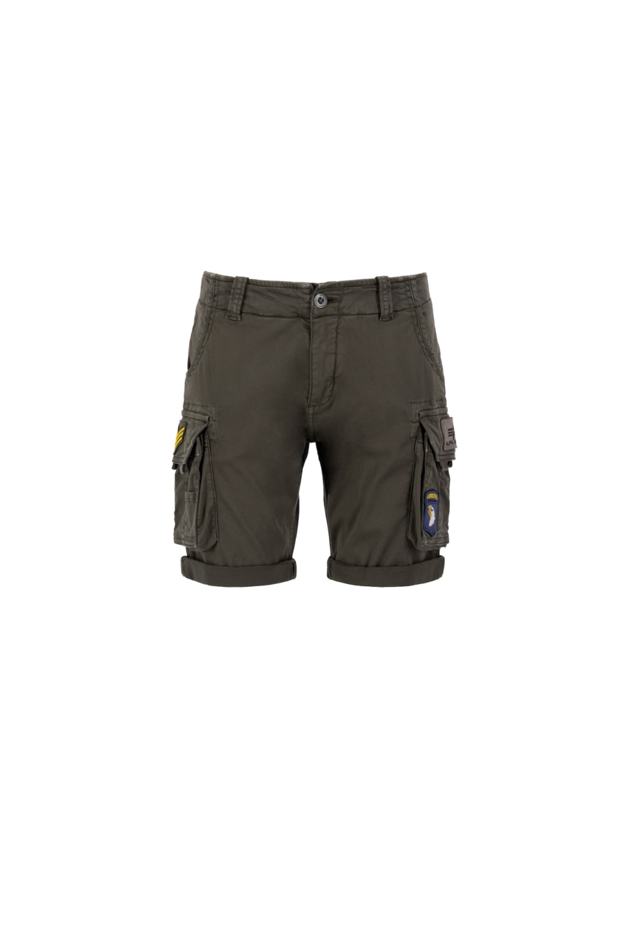 ALPHA INDUSTRIES Cargo nadrágok  kék / sárga / füstszürke / fehér-Hungary