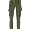 ALPHA INDUSTRIES Cargo nadrágok  zöld-hu