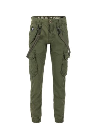 ALPHA INDUSTRIES Cargo nadrágok  zöld-hu