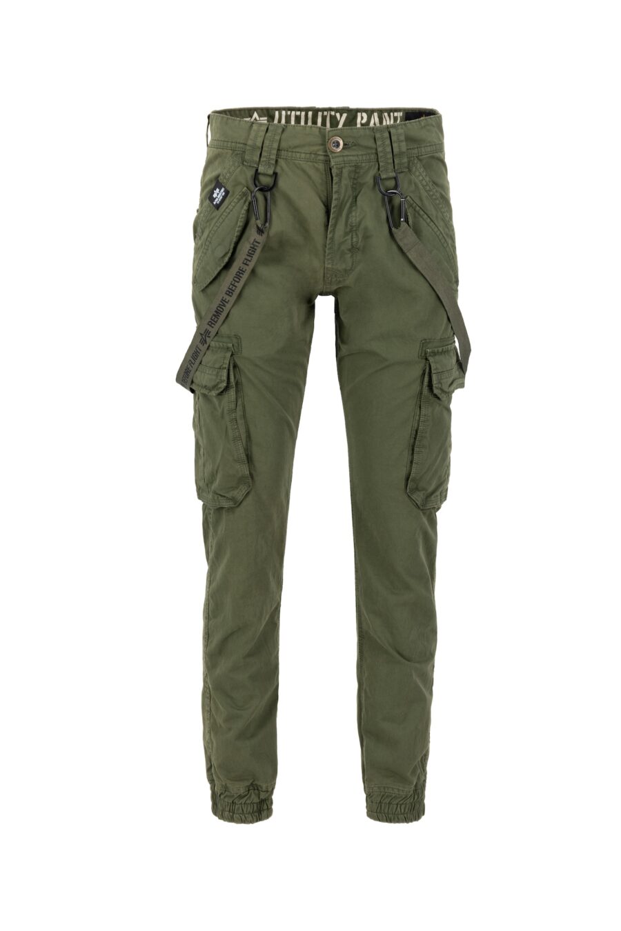 ALPHA INDUSTRIES Cargo nadrágok  zöld-hu