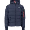 ALPHA INDUSTRIES Funkcionális dzseki  tengerészkék / piros / fehér-hu