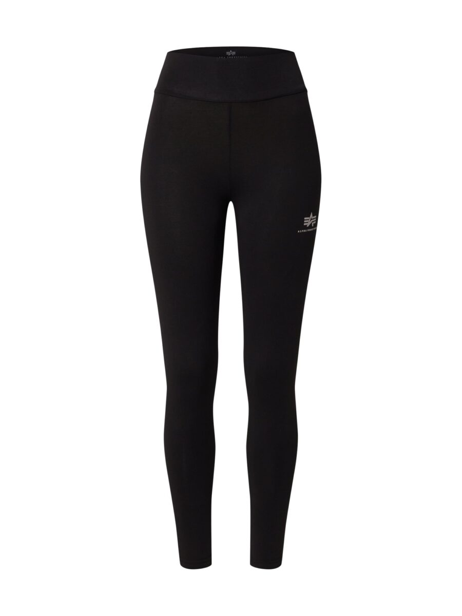ALPHA INDUSTRIES Leggings  fekete / fehér-hu