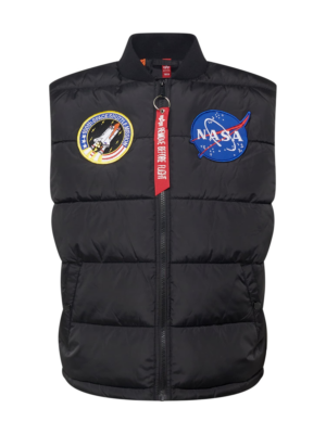 ALPHA INDUSTRIES Mellény 'NASA'  kék / sárga / piros / fekete-Hungary