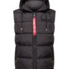 ALPHA INDUSTRIES Mellény  piros / fekete / fehér-hu