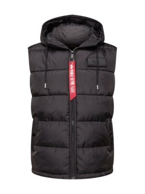 ALPHA INDUSTRIES Mellény  piros / fekete / fehér-hu