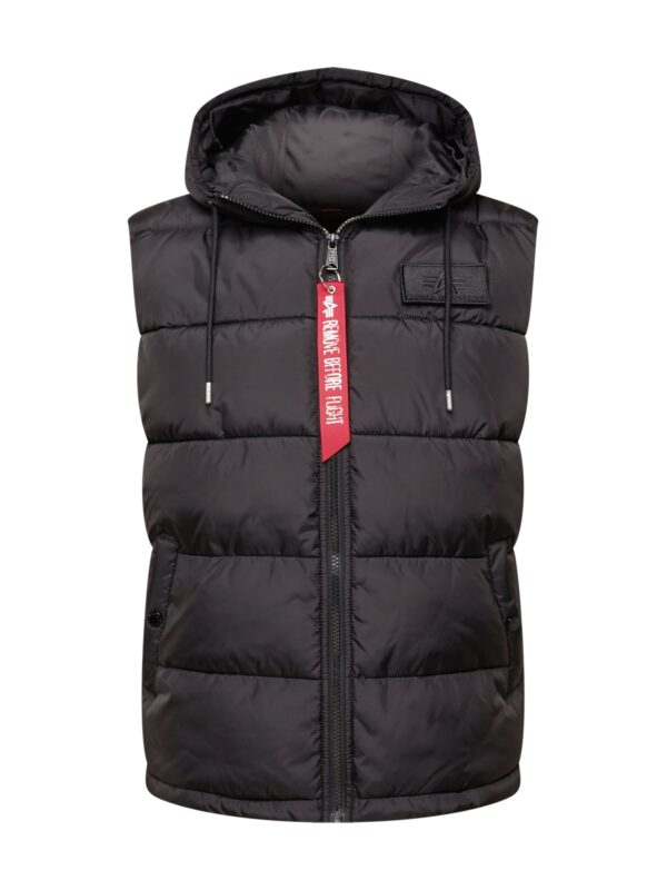 ALPHA INDUSTRIES Mellény  piros / fekete / fehér-hu