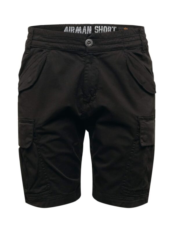 ALPHA INDUSTRIES Nadrág 'Airman'  fekete-hu