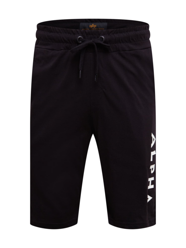 ALPHA INDUSTRIES Nadrág  fekete / fehér-Hungary