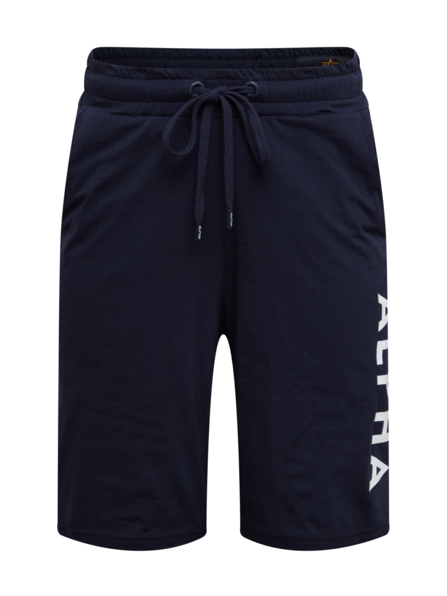 ALPHA INDUSTRIES Nadrág  tengerészkék / fehér-Hungary