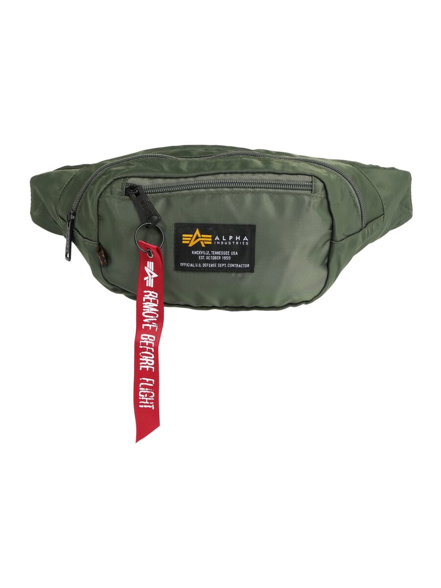 ALPHA INDUSTRIES Övtáska  khaki / piros / fekete / fehér