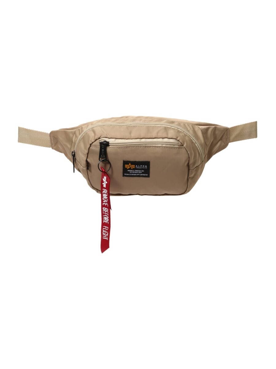 ALPHA INDUSTRIES Övtáska  sötét bézs / narancs / fekete / fehér-hu