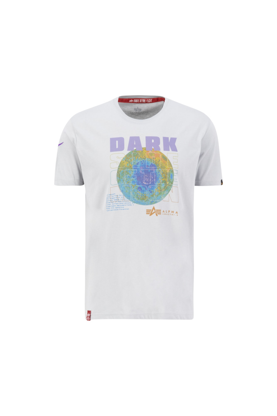 ALPHA INDUSTRIES Póló 'Dark Side'  kék / sárga / világosszürke / lila-Ár